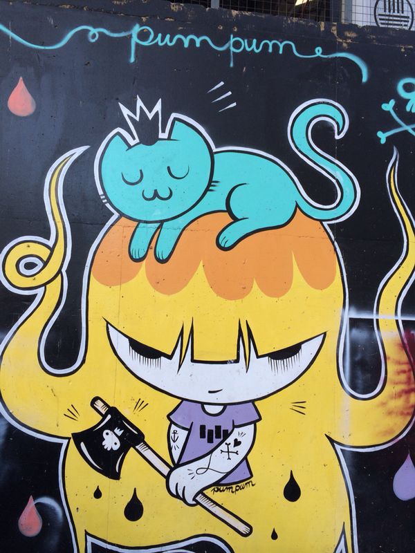 Graffiti de Pum Pum - Tour de graffitis en Buenos Aires
