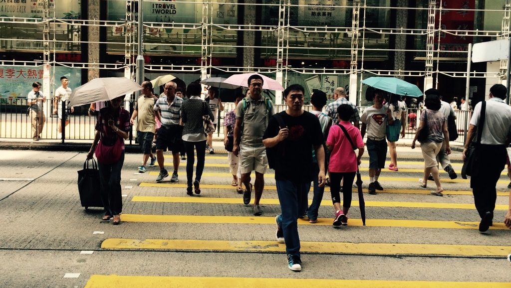 Paraguas en días soleados - Hong Kong