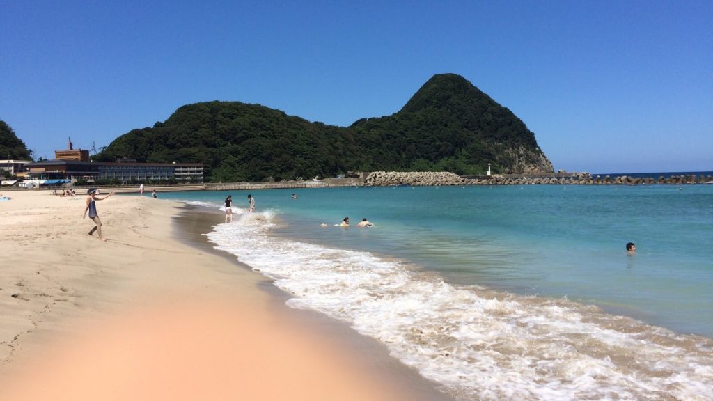 Playa en Japón